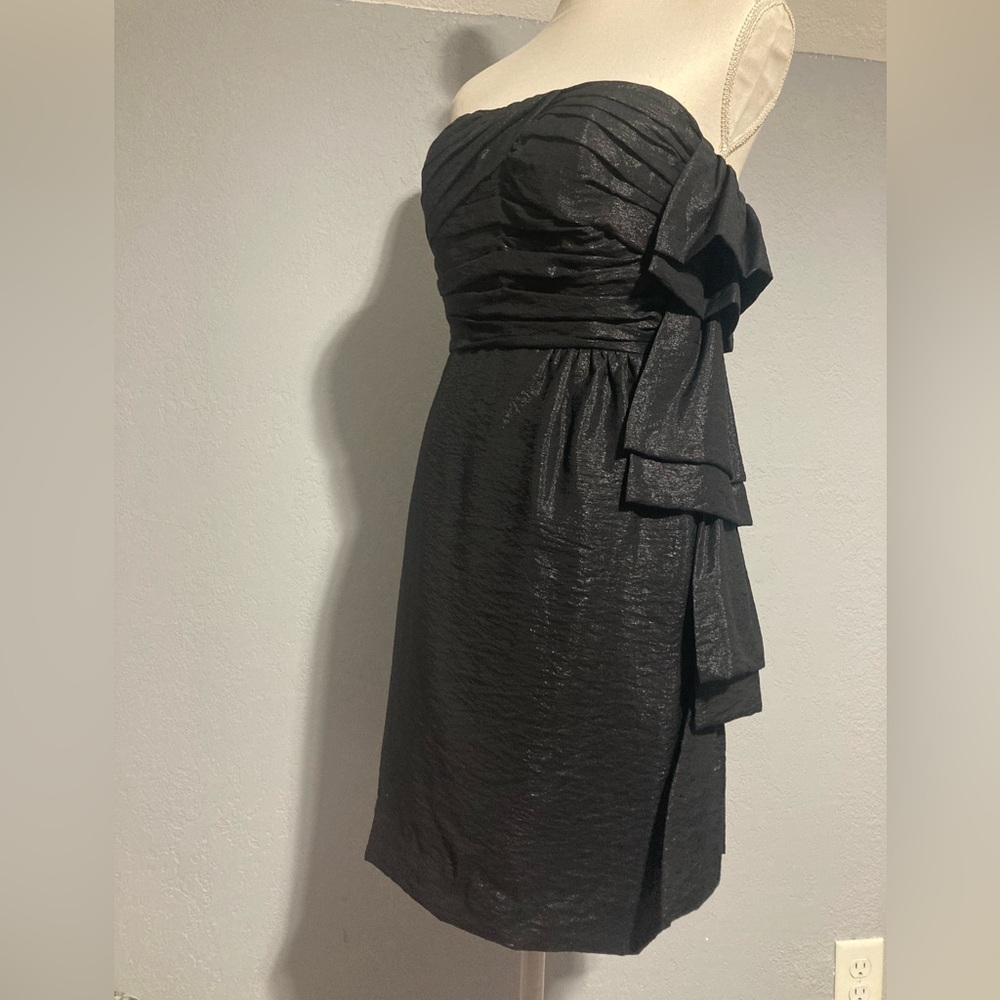 BCBGeneration Ruffle Embellished Formal/Party/Cocktail Mini Dress - Picture 4 of 9